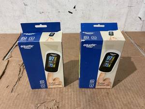 lot 315 image: LOT OF 2 Equate Pulse Oximeter