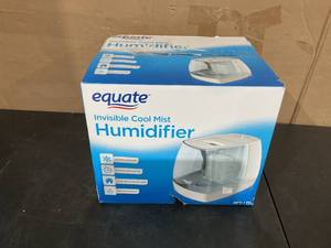 lot 410 image: Equate 1.1 Gallon 250 Sq ft Invisible Cool Mist Humidifier, White & Blue