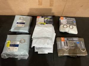 lot 424 image: LOT OF 5 Sunzero Curtains