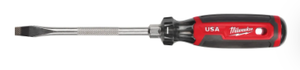 lot 143 image: Milwaukee MT209 38 Slotted 8 Cushion Grip Screwdriver