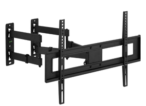 lot 147 image: Onn. Corner Full Motion TV Mount for 37-70 TVs