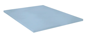 lot 203 image: King Size Mainstays 2 Memory Foam Mattress Topper