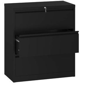 lot 381 image: YITAHOME 3 Drawer Lateral File Cabinet with Lock
