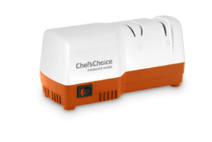 lot 428 image: LOT OF 2 ChefsChoice 2-Stage Electric Knife Sharpener, WhiteOrange, D202
