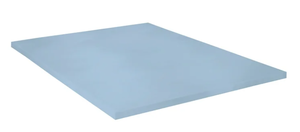 lot 343 image: Twin Size Mainstays 2 Memory Foam Mattress Topper