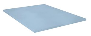 lot 451 image: King Size Mainstays 2 Memory Foam Mattress Topper