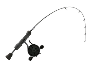 lot 532 image: 13 Fishing StealthFF-LH-27UL FreeFall Ghost Stealth Edition Ice Combo