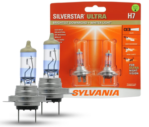 lot 642 image: SYLVANIA - H7 SilverStar Ultra - High Performance Halogen Headlight Bulb, High Beam, Low Beam and Fog Replacement Bulb