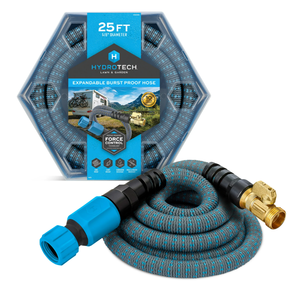 lot 666 image: LOT OF 2 HydroTech 58 x 25 ft Expandable Garden Hose