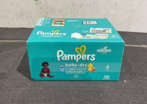 lot 470 image: Baby Dry Diapers Enormous Pack - Size 4 - 150ct