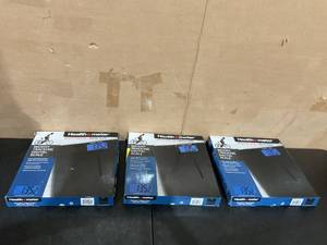 lot 584 image: LOT OF 3 Health O meter LCD Carbon Fiber Digital Body Weight Scale, 400lb Capacity