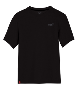 lot 282 image: Milwaukee, FREEFLEX Hybrid Work T-Shirt - Short-Sleeve Black - Large, Size L, Model# 603B-L