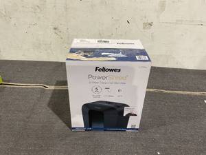 lot 568 image: Fellowes LX50-RS 9-Sheet Cross Cut Paper Personal Shredder
