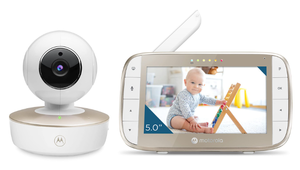 lot 712 image: Motorola Nursery VM50G Video Baby Monitor Camera, 1000ft Range, 2.4 GHz, 5 Screen, 2-Way Audio, PanTiltZoom, Temp Sensor