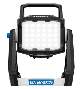 lot 720 image: HART 20-Volt Hybrid LED Site Light, 1,800 Lumens (Battery Not Included)