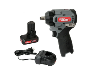 lot 559 image: Hyper Tough 12V Max Cordless Brushless Impact Wrench with 4.0Ah Lithium-Ion Battery and Charger, 225 ft-lbs Torque