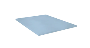 lot 589 image: Mainstays 2 Memory Foam Mattress Topper, Twin