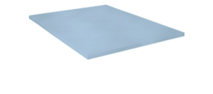 lot 592 image: Mainstays 2 Memory Foam Mattress Topper, Queen