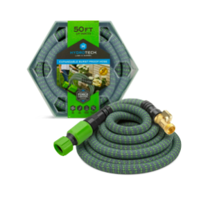 lot 691 image: LOT OF 2 Hydrotech 58 in. x 50 ft. Expandable Burst Proof Hose