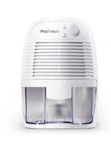 lot 700 image: LOT OF 2 Pro Breeze Mini Portable Dehumidifier, 17oz Ultra Quiet Compact Peltier Dehumidifier