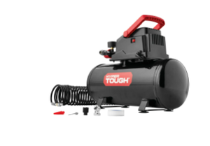 lot 703 image: Hyper Tough Black 100 PSI Oil-free Portable Air Compressor 3 gal