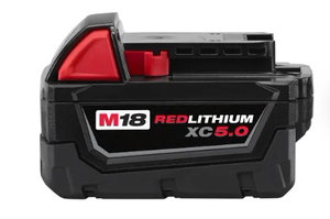 lot 47 image: Milwaukee 48-11-1850 M18 REDLITHIUM XC5.0 Extended Capacity Battery Pack