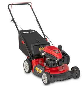 lot 53 image: Troy-Bilt 163cc Gas Powered 21 Walk-Behind Push Mower, TB120C