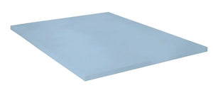 lot 607 image: Twin Size Mainstays 2 Memory Foam Mattress Topper