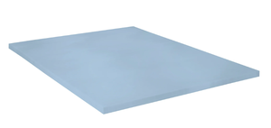 lot 608 image: King Size Mainstays 2 Memory Foam Mattress Topper