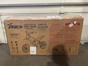 lot 60 image: Track Seven 24V Kids Electric Dirt Bike, 250W Off-Road Bike Motocross Powerful Motorcycle for Kids Aged 8-12, with 10MPH Fast Speed