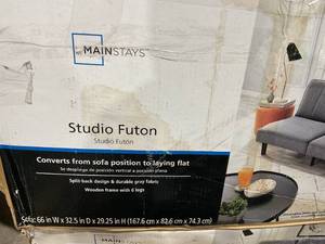 lot 61 image: Mainstays 66 Studio Futon