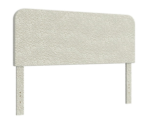 lot 244 image: Better Homes & Gardens Juliet FullQueen Boucle Headboard, Ivory