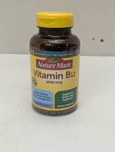 lot 118 image: Nature Made Vitamin B12 (1000 mcg), Energy Metabolism Support Softgels - 400ct