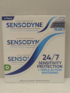 lot 91 image: Sensodyne Advanced Whitening Toothpaste, 6.5 Ounce (4 Count)
