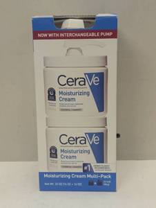 lot 87 image: CeraVe Moisturizing Cream Interchangeable Multi-Pack, 16 oz Jar with Pump  16 oz Jar