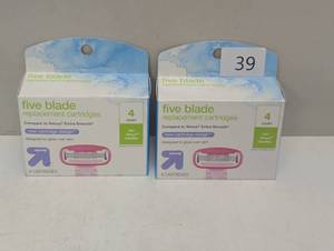 lot 39 image: 8 Pack Womens Five Blade FITS Cartridges 8ct - up&up