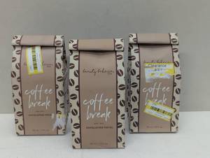 lot 68 image: 3 Pack - Beauty Skin Coffee Break Glowing Exfoliating Facial, 1.7 fl oz x 3 (5.1 fl oz)