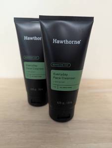 lot 181 image: 2 Pack Hawthorne Everyday Face Cleanser 4 oz - Vegan w Aloe Extract