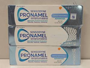 lot 253 image: Sensodyne Pronamel Gentle Whitening Advanced Toothpaste, Alpine Breeze, 6.5 Oz, 3 Pack