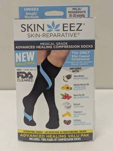 lot 240 image: Skineez Medical Grade Advanced Healing Compression Socks SMMED - MILD