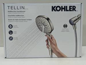 lot 207 image: Kohler Tellin Multifunction Handshower  R34308-G-BN  Brushed Nickel