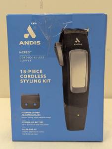 lot 211 image: Andis inCRED Lithium Clipper - Cordless - Rechargeable