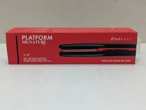 lot 215 image: FHI Heat Signature Flat Iron - Black - 1.25