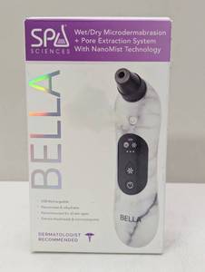 lot 196 image: Spa Sciences BELLA 3-in-1 Diamond Tip Microdermabrasion System, with Nano Mist & Pore Extraction