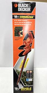 lot 46 image: Black & Decker 18V Cordless 22 Hedge Trimmer