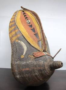lot 9 image: Excellent LARGE Old Vintage Papua New Guinea Abelam Baba Mask