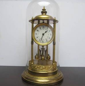 lot 67 image: Wonderful Antique Jundo Ludwig Hakenjos 6-Column Bandstand 400 Day Anniversary Clock