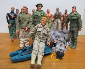 lot 81 image: Lot of GI JOE Large Size 12 Action Figures