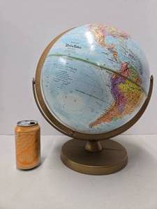 lot 92 image: Vintage 12 Replogle World Globe - World Nation Series