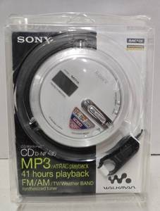 lot 129 image: Factory Sealed Retro SONY Walkman CD Player D-NF430